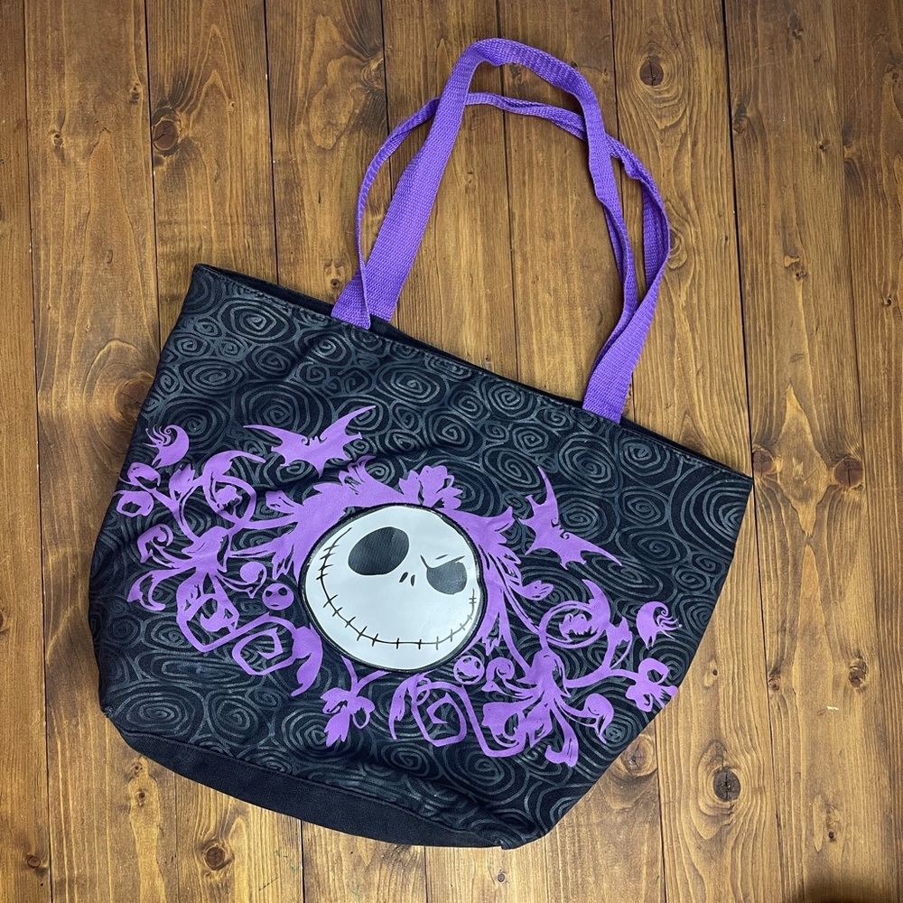 Disney Parks jack skellington tote bag